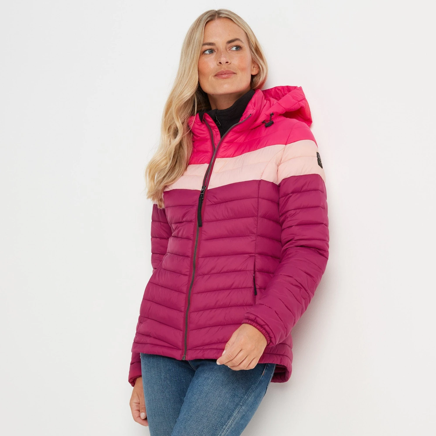 Garriston Womens Lightweight Padded Jacket - Raspberry/Magenta Pink 3 Garriston Womens Lightweight Padded Jacket - Raspberry/Magenta Pink