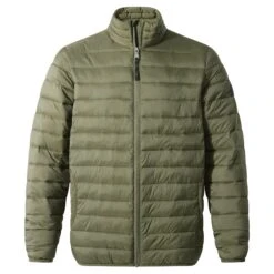 Gibson Mens Insulated Padded Jacket - Khaki -Fashion General Store 61856 GIBS004