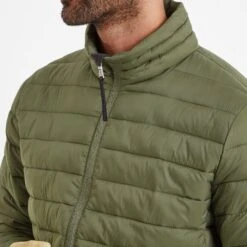 Gibson Mens Insulated Padded Jacket - Khaki -Fashion General Store 61856 GIBS004 5