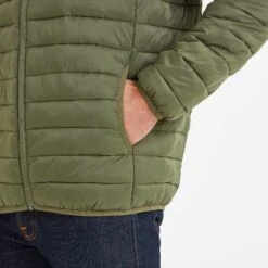 Gibson Mens Insulated Padded Jacket - Khaki -Fashion General Store 61856 GIBS004 6