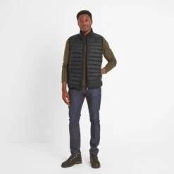 Gibson Mens Insulated Padded Gilet - Black -Fashion General Store 61856 GIBS010 1