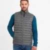 Gibson Mens Insulated Padded Gilet - Steel