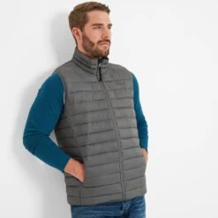 Gibson Mens Insulated Padded Gilet - Steel -Fashion General Store 61856 GIBS012 6