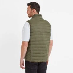 Gibson Mens Insulated Padded Gilet - Khaki 11 Gibson Mens Insulated Padded Gilet - Khaki -Fashion General Store 61856 GIBS013 3