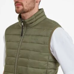 Gibson Mens Insulated Padded Gilet - Khaki 13 Gibson Mens Insulated Padded Gilet - Khaki -Fashion General Store 61856 GIBS013 5