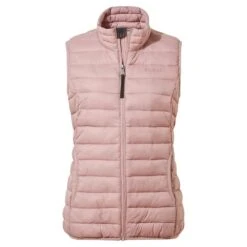 Gibson Womens Insulated Padded Gilet - Faded Pink -Fashion General Store 61856 GIBS312