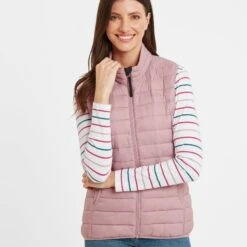 Gibson Womens Insulated Padded Gilet - Faded Pink -Fashion General Store 61856 GIBS312 2