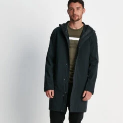 Glenton Mens Long Waterproof Jacket - Black 16 Glenton Mens Long Waterproof Jacket - Black -Fashion General Store 61856 GLEN001 1