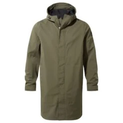 Glenton Mens Long Waterproof Jacket - Moss Green 26 Glenton Mens Long Waterproof Jacket - Moss Green -Fashion General Store 61856 GLEN002