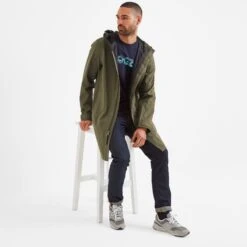 Glenton Mens Long Waterproof Jacket - Moss Green 29 Glenton Mens Long Waterproof Jacket - Moss Green -Fashion General Store 61856 GLEN002 4 4e10a109 d9ab 4730 9863 bad7529aa2da
