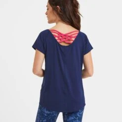 Halsam Womens Tech T-Shirt - Ink Navy -Fashion General Store 61856 HALS300 3
