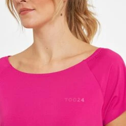 Halsam Womens Tech T-Shirt - Vibrant Pink -Fashion General Store 61856 HALS301 5