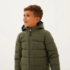 Fashion General Store 28 Harecroft Kids Padded Jacket - Khaki