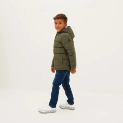 Harecroft Kids Padded Jacket - Khaki 10 Harecroft Kids Padded Jacket - Khaki -Fashion General Store 61856 HARE601 3