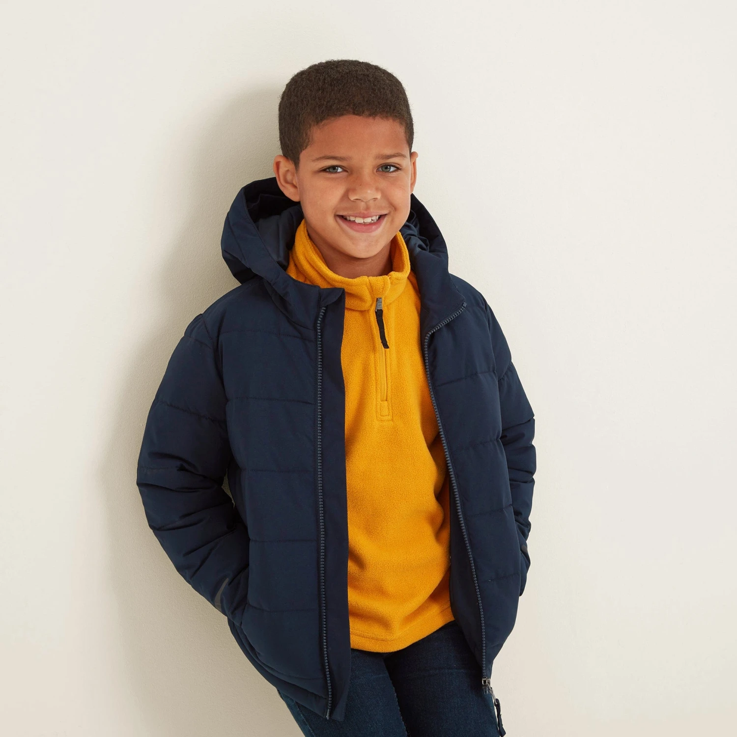 Harecroft Kids Padded Jacket - Dark Indigo 3 Harecroft Kids Padded Jacket - Dark Indigo