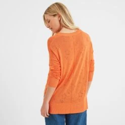 Harper Womens Knit Jumper - Coral Peach -Fashion General Store 61856 HARP300 3