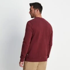 Hawnby Mens Sweat - Port -Fashion General Store 61856 HAWNB001 3