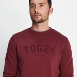 Hawnby Mens Sweat - Port -Fashion General Store 61856 HAWNB001 4
