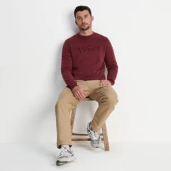 Hawnby Mens Sweat - Port