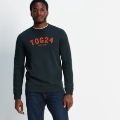 Hawnby Mens Sweat - Dark Indigo -Fashion General Store 61856 HAWNB002 1