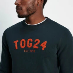 Hawnby Mens Sweat - Dark Indigo -Fashion General Store 61856 HAWNB002 4