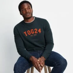 Hawnby Mens Sweat - Dark Indigo -Fashion General Store 61856 HAWNB002 7