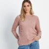 Helen Womens Knitted Jumper - Faded Pink 2 Helen Womens Knitted Jumper - Faded Pink -Fashion General Store 61856 HELEN300 2