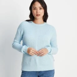Helen Womens Knitted Jumper - Ice Blue 13 Helen Womens Knitted Jumper - Ice Blue -Fashion General Store 61856 HELEN301 2