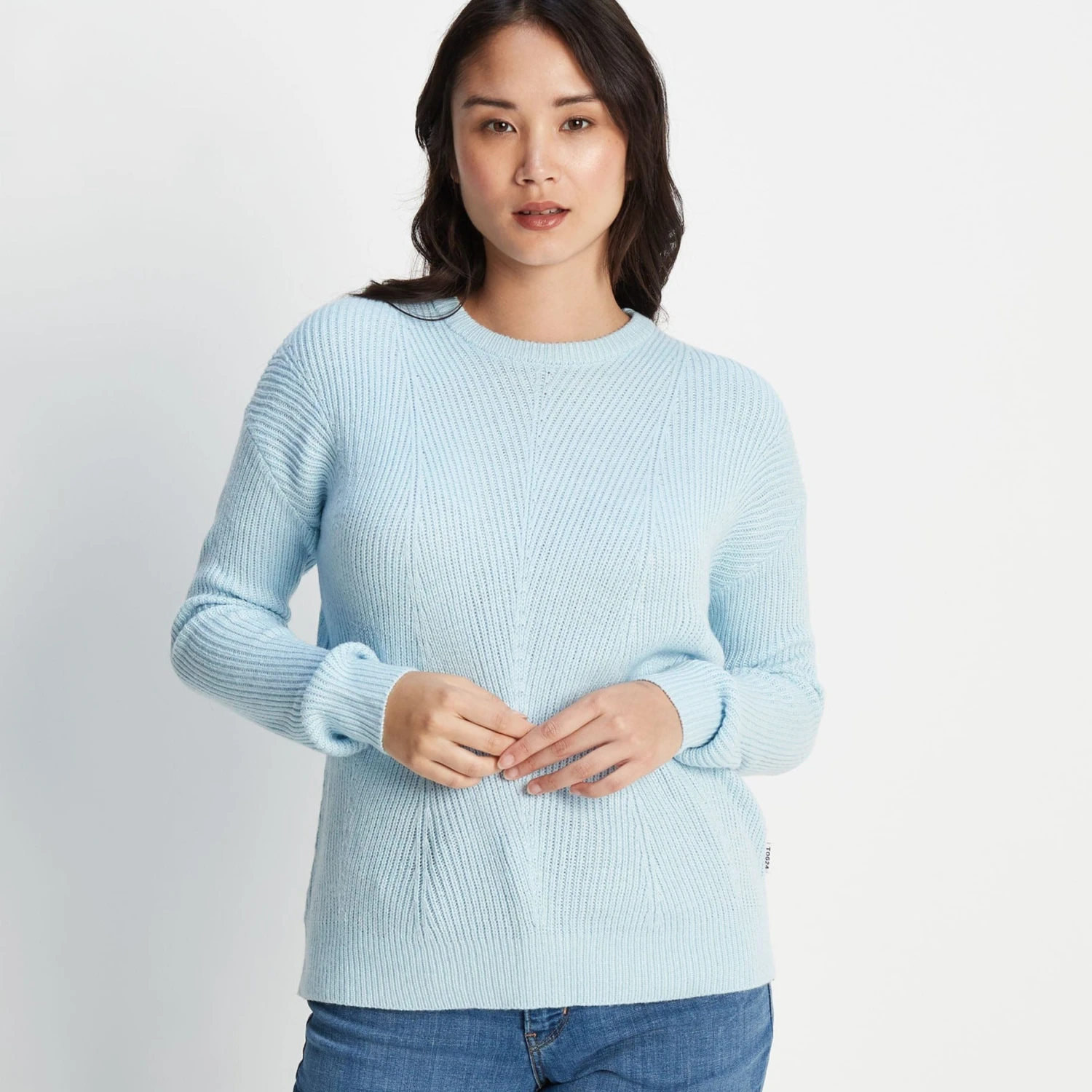 Helen Womens Knitted Jumper - Ice Blue 6 Helen Womens Knitted Jumper - Ice Blue - Image 4