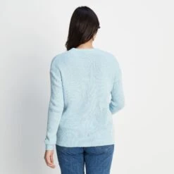 Helen Womens Knitted Jumper - Ice Blue 14 Helen Womens Knitted Jumper - Ice Blue -Fashion General Store 61856 HELEN301 3