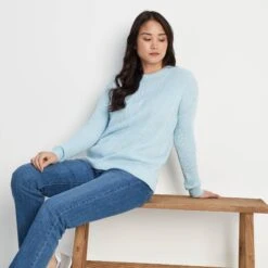 Helen Womens Knitted Jumper - Ice Blue 15 Helen Womens Knitted Jumper - Ice Blue -Fashion General Store 61856 HELEN301 6
