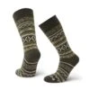 Herdwick Lambswool Walking Socks - Khaki/Biscuit -Fashion General Store 61856 HERD902