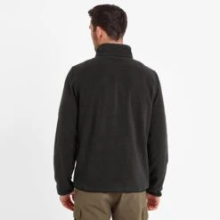 Herwick Mens Half Zip Fleece - Black/Washed Black -Fashion General Store 61856 HERW002 2