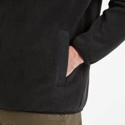 Herwick Mens Half Zip Fleece - Black/Washed Black -Fashion General Store 61856 HERW002 5