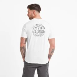 Highland Mens T-Shirt - Optic White -Fashion General Store 61856 HIGHL001 3