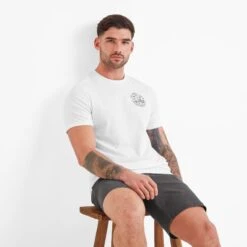 Highland Mens T-Shirt - Optic White -Fashion General Store 61856 HIGHL001 4