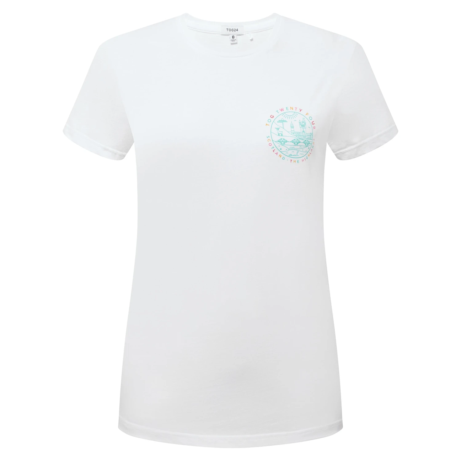 Highland Womens T-Shirt - Optic White 7 Highland Womens T-Shirt - Optic White - Image 5