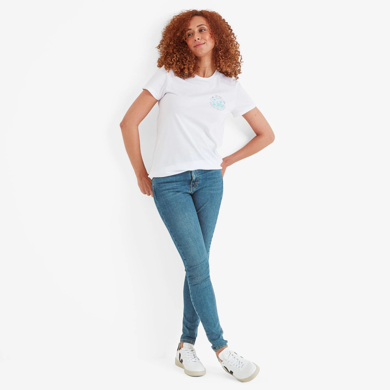 Highland Womens T-Shirt - Optic White 4 Highland Womens T-Shirt - Optic White - Image 2