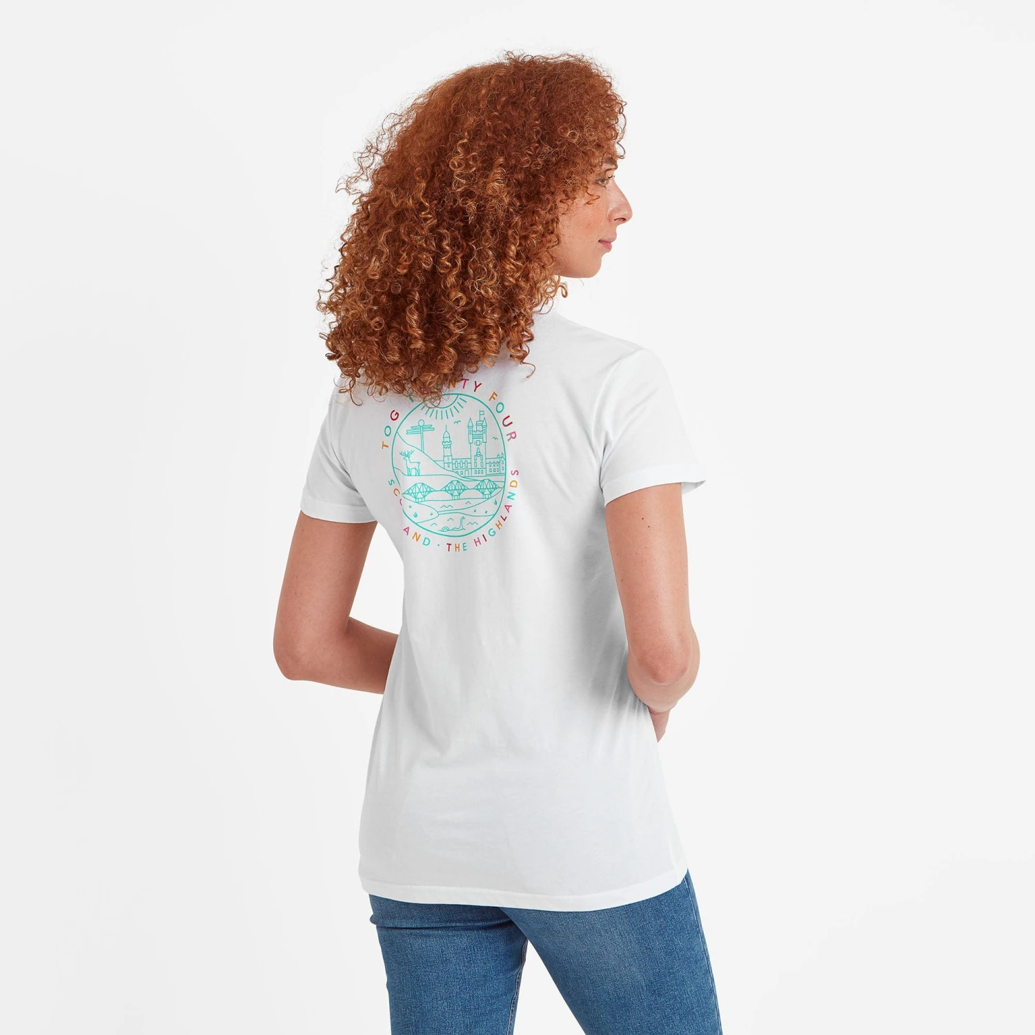 Highland Womens T-Shirt - Optic White 5 Highland Womens T-Shirt - Optic White - Image 3