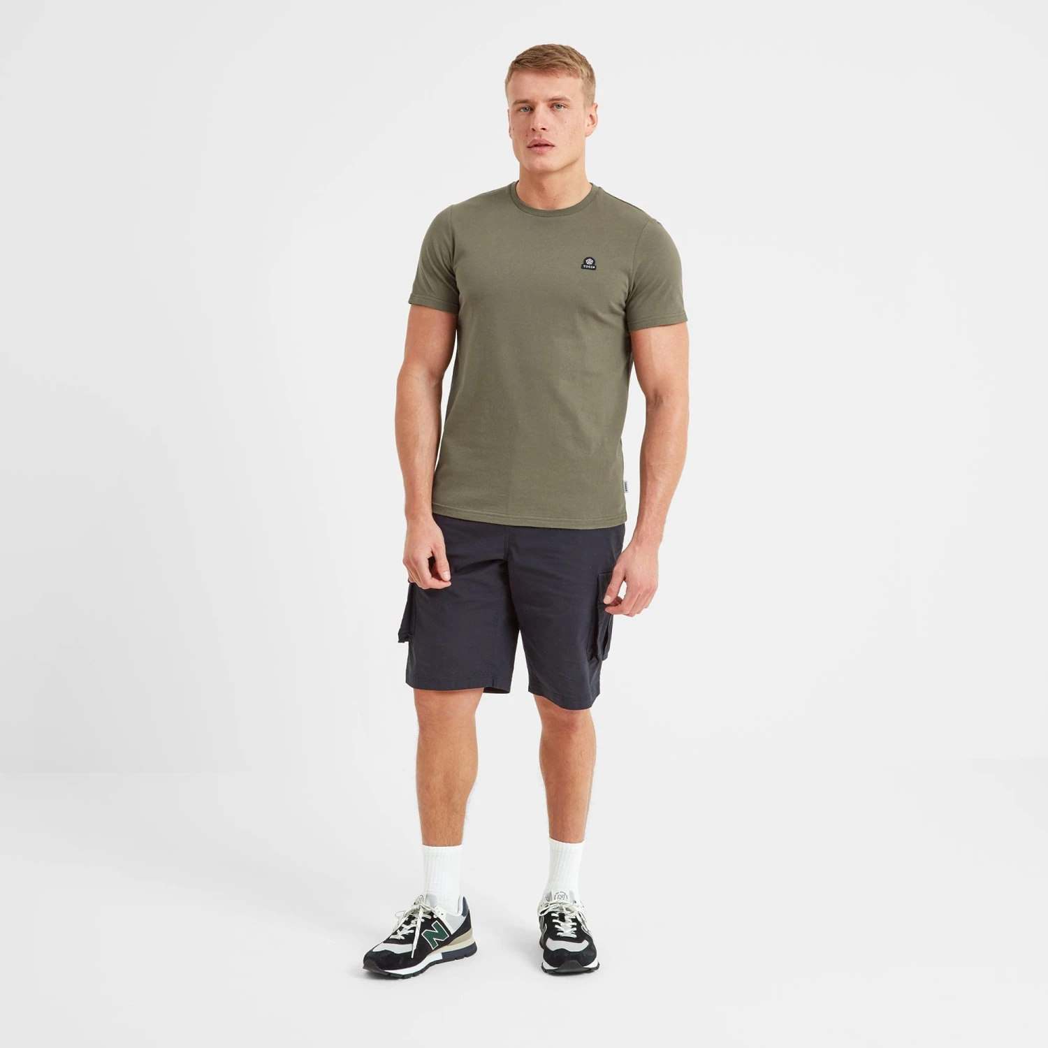 Hilston Mens T-Shirt - Light Khaki 6 Hilston Mens T-Shirt - Light Khaki - Image 4