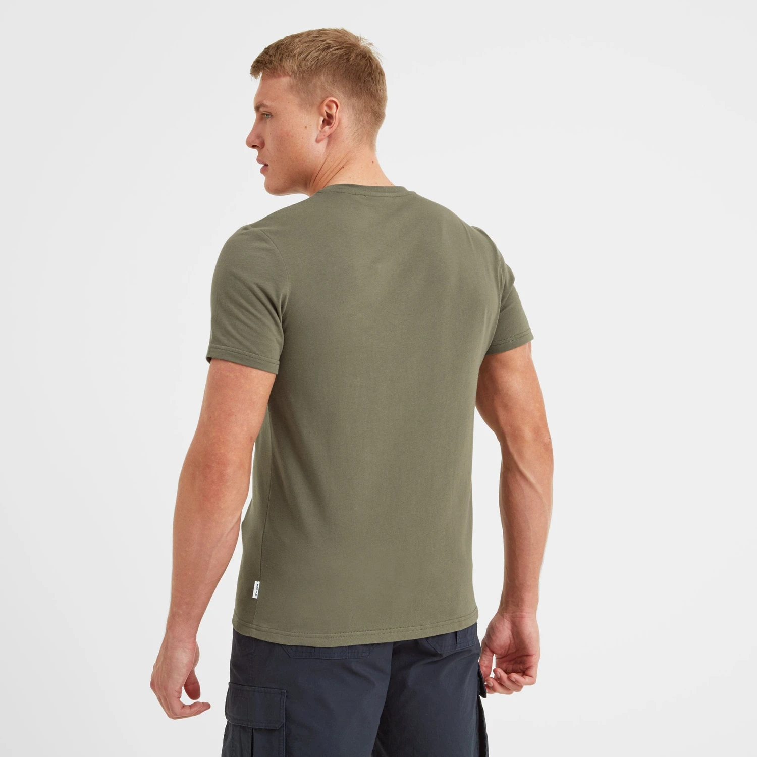 Hilston Mens T-Shirt - Light Khaki 4 Hilston Mens T-Shirt - Light Khaki - Image 2