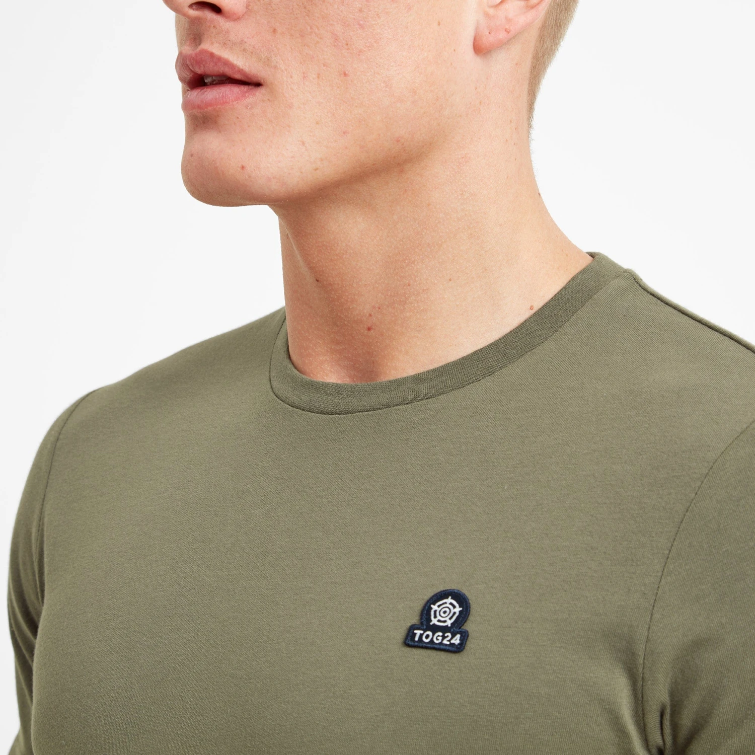 Hilston Mens T-Shirt - Light Khaki 7 Hilston Mens T-Shirt - Light Khaki - Image 5