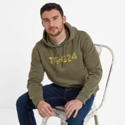 Horton Mens Hoodie - Khaki -Fashion General Store 61856 HORT001 4