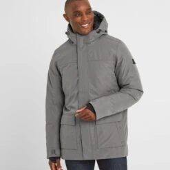 Hulland Mens Waterproof Down Parka - Steel Grey -Fashion General Store 61856 HULL002 2