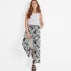 Izzie Womens Trousers - Black Floral Print -Fashion General Store 61856 IZZIE400 1