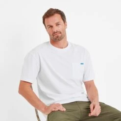 Jazen Mens T-Shirt - Optic White 10 Jazen Mens T-Shirt - Optic White -Fashion General Store 61856 JAZEN001 4