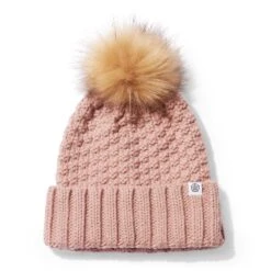 Keeley Knit Hat - Faded Pink -Fashion General Store 61856 KEELEY900