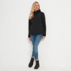 Keld Womens Softshell Hooded Jacket - Black -Fashion General Store 61856 KELDH300 3