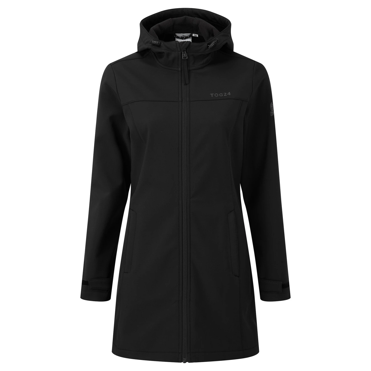 Keld Womens Softshell Long Jacket - Black 8 Keld Womens Softshell Long Jacket - Black - Image 6
