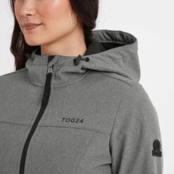 Keld Womens Softshell Long Jacket - Dark Grey -Fashion General Store 61856 KELDL302 4